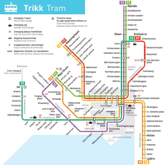 RTD route map